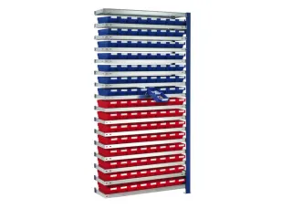 zichtbakkenstelling,aanbouwveld,HxBxD 2000x1006x300mm,120bakken - 1