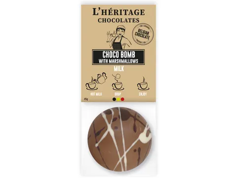 L'Héritage Chocolates Choco Bomb met marshmellows