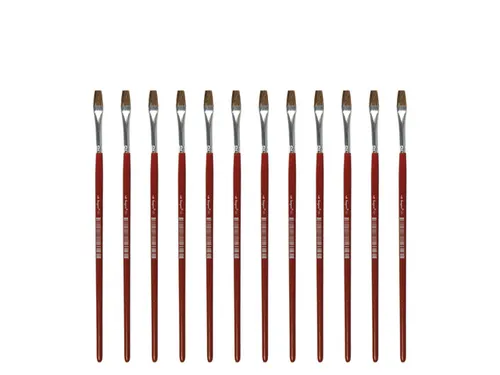 Penseel Kangaro Serie 121 plat Nr. 4 geitenhaar doos 12 stuks