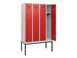 schoollocker,HxBxD 1950x1200x500mm,4vak,vak B 300mm,cil.-slot