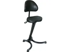 stasteun,kantelbaar,PU-schuim-stahulp zwart