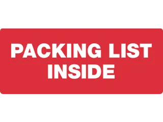 Etiket Packing List Inside 101x38mm Rol 300 Etiketten - 1
