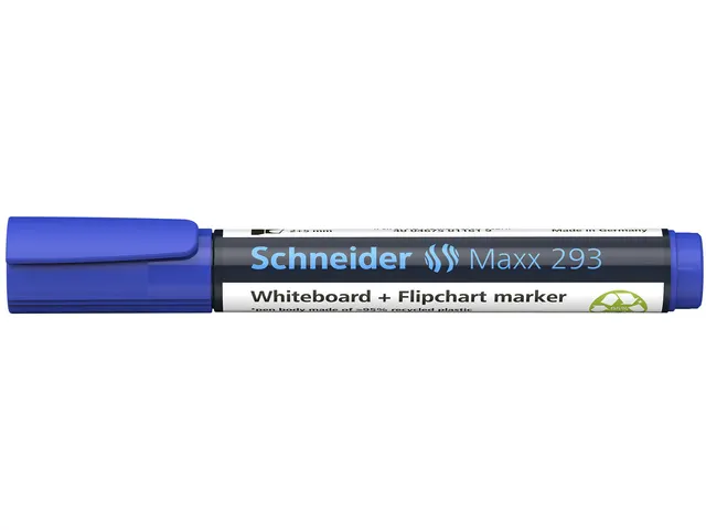 Marqueur Schneider Maxx 293 bleu, pointe biseautée 2-5mm