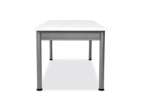 In hoogte verstelbaar bureau,HxBxD 680-800x1200x800mm,decor lichtgrijs