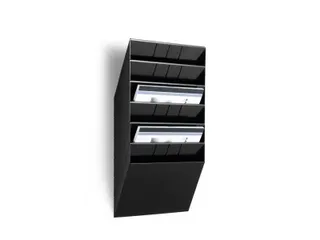 Muurfolderhouder Flexiboxx 6 A4 Landscape Zwart - 1