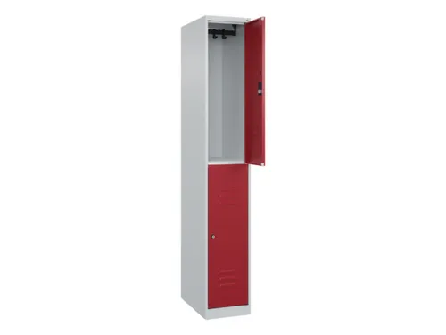 dubbeldekse locker,HxBxD 1850x300x500mm,1x2vak.,vak B 300mm