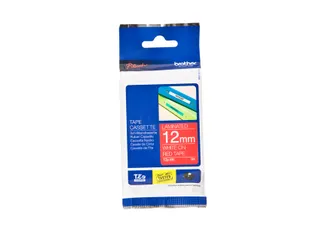 Labeltape Brother P-touch TZe-435 standaard 12mm wit op rood - 4