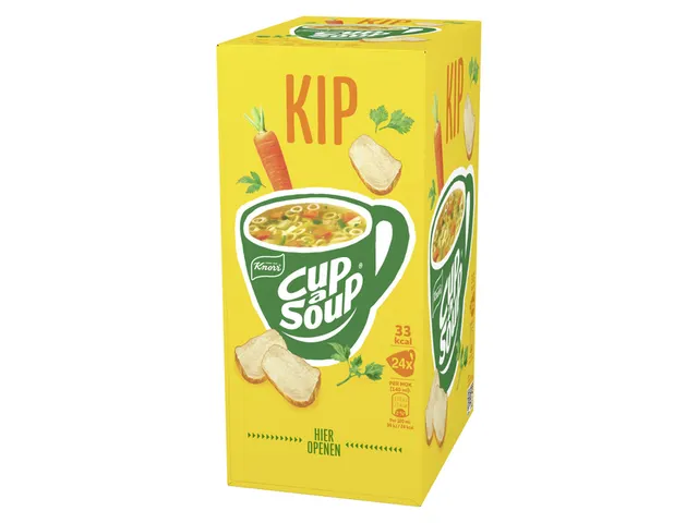Cup a Soup Knorr kip 140ml Soep 24 zakjes