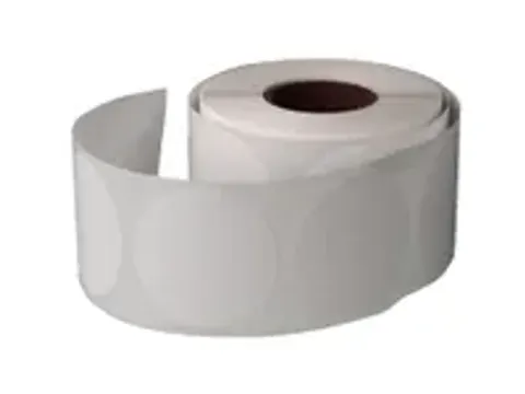 OUTLET Etiket Rond Transparant 50mm Op rol 2000 Stuks
