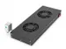 Ventilatorunit voor 483 mm (19 inch) 2 ventilatoren incl. thermostaat