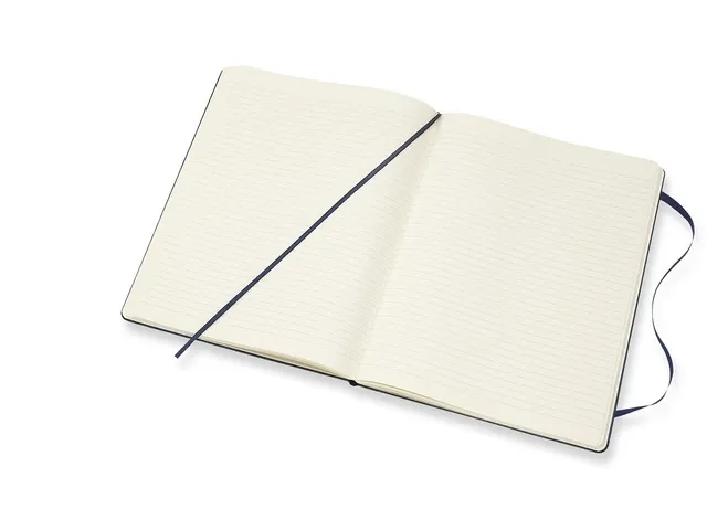 Carnet de notes Moleskine XL 190x250mm ligné bleu saphir