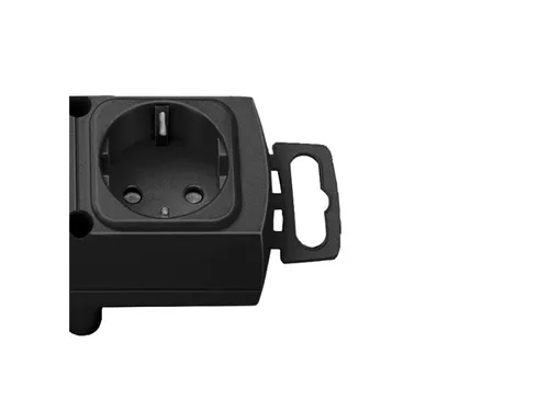 Stekkerdoos Brennenstuhl Comfort Plus 6vdig incl platte stekker 2m zw