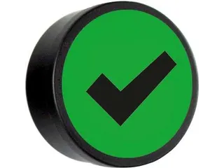 Impressiemagneet Check 35mm Groen - 2