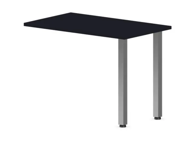 table de rallonge haut. régl. HxlxP 720-840x1000x600mm CC-noir