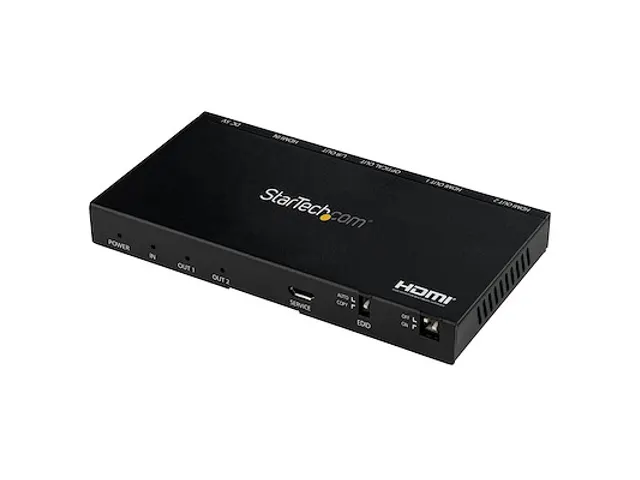 HDMI splitter 2-poorts 4K 60Hz met ingebouwde scaler
