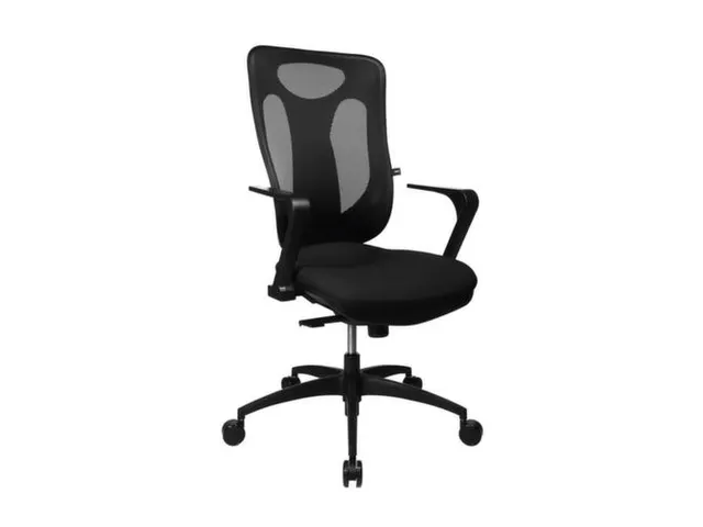 chaise de bureau pivotante,Mécan. synchrone,a. accoudoirs