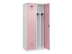 locker voor scheiding van kleding,HxBxD 1850x800x500mm,2vak