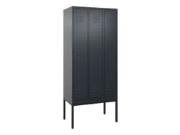 locker voor scheiding van kleding,HxBxD 2120x900x500mm,3vak