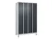 locker voor scheiding van kleding,HxBxD 1950x1200x500mm,4vak