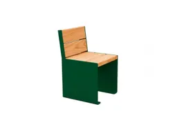 stoel,B 450mm,3latten,hout-zitting licht eikenhout,zitting H 450mm
