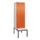 PBM-locker met bank,HxBxD 2120x600x815mm,2vak,vak B 300mm,cil.-slot