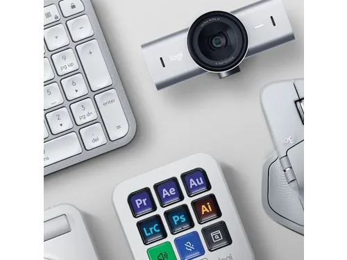 Logitech MX Master 4 draadloze muis 8 knoppen rechts Bluetooth grijs