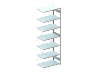 systeemstelling,aanbouwveld,CLIP,HxBxD 3000x1006x636mm,vakl. 100kg - 1