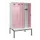 locker met bank,voor scheiding van kleding,HxBxD 2120x1200x815mm,4vak