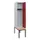 locker met bank,HxBxD 1950x400x815mm,1vak,vak B 400mm,cilinderslot