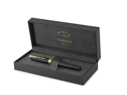Vulpen Parker Sonnet Matte black lacquer GT Medium