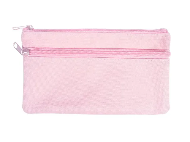 Trousse Kangaro plate 21x11cm rose pastel