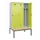 locker met bank,voor scheiding van kleding,HxBxD 2120x1200x815mm,3vak