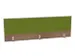 panneau de rehausse,p. table de bureau,NT-cerise,BN7048-vert