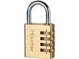 Masterlock Hangslot Met Combinatieslot 604EURD 40mm Goud