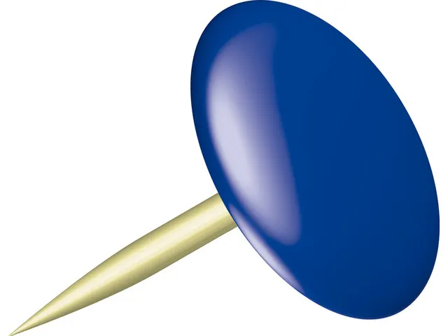 Punaises Alco Sun 9,5mm messing doos a 100 stuks donkerblauw