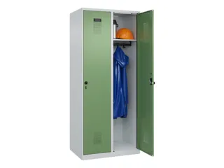 locker,HxBxD 1850x800x500mm,2vak,vak B 400mm,draaigrendel - 1