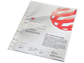 Showtas Leitz 4734 A4 4-gaats 0.08mm PVC glashelder - 1