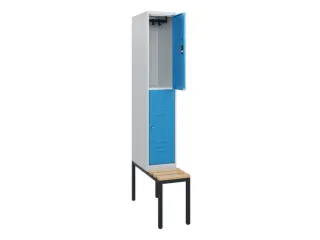 Dubbeldekse dekenkist,HxBxD 1950x300x815mm,1x2vak.,vak B 300mm - 2