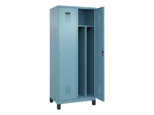 locker voor scheiding van kleding,HxBxD 1950x800x500mm,2vak