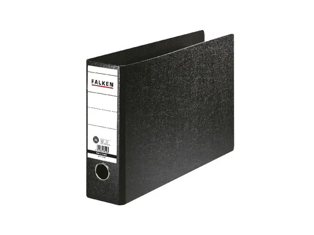 Classeur à levier carton A4 à l'italienne - Noir