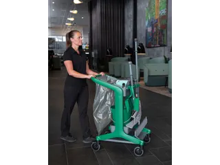 Vikan Hygiene vuilniszakhouder voor HyGo Mobile Cleaning Station grijs - 9
