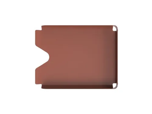 ODBLOC metalen brievenbak 3-delig terracotta