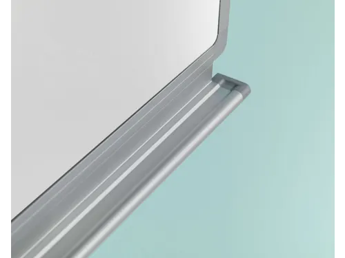 Schoolbord Enkelvlaksbord 100x200cm Magnetisch Wit emaille