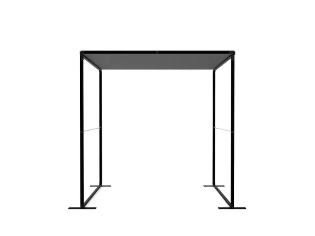 FlexFrame Modulair systeem Dak 100x200cm Zwart frame