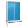 locker voor scheiding van kleding,HxBxD 2120x1200x815mm,4vak