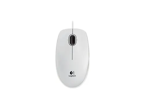 Logitech B100 Optische Muis wit
