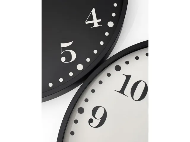 Wandklok NeXtime Dickens Large 50 cm wit