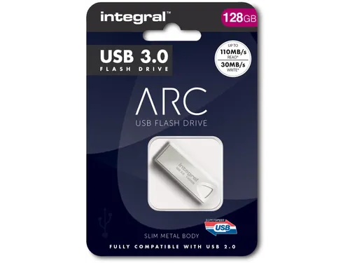 Arc Usb Flash Drive 128Gb zilver