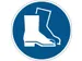 Pictogramme Au Sol "chaussures De Sécurité Obligatoire" Bleu 430mm