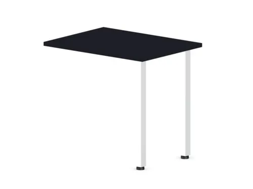 aanbouwtafel,i.h.v.,HxBxD 720-840x800x600mm,CC-zwart